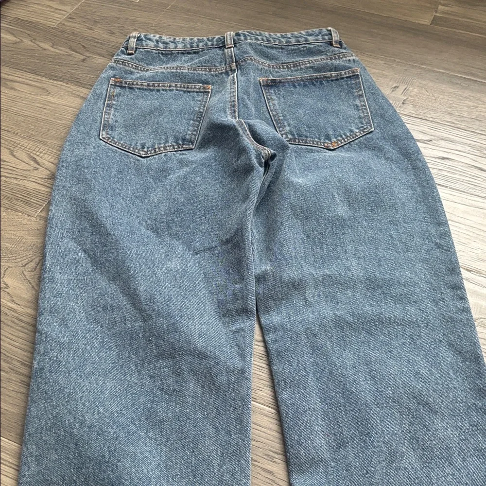 Wild Pony | NWT High-Rise Straight Leg Jeans - Light Blue Mom Jean Size 34 - Picture 12 of 13